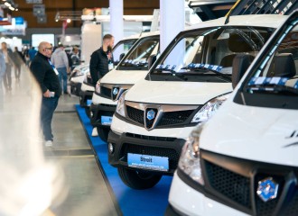 The NUFAM team with its own stand at IAA Transportation