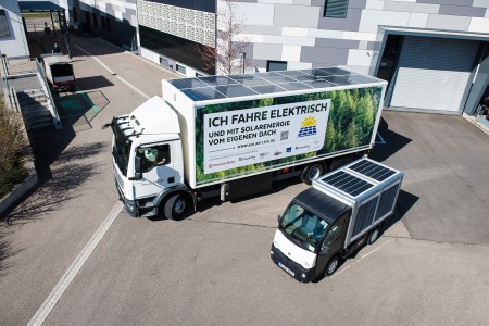Photovoltaik-Module für Kühlfahrzeuge 
