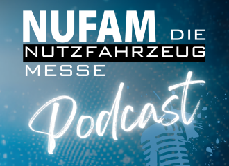 Von Lkw-Maut und Lkw-Stellplätzen bis Dirk Engelhardt und Wassewstoff-Lkw: Die bisherigen Podcastfolgen der NUFAM