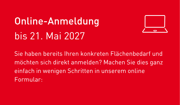 Online-Standanmeldung